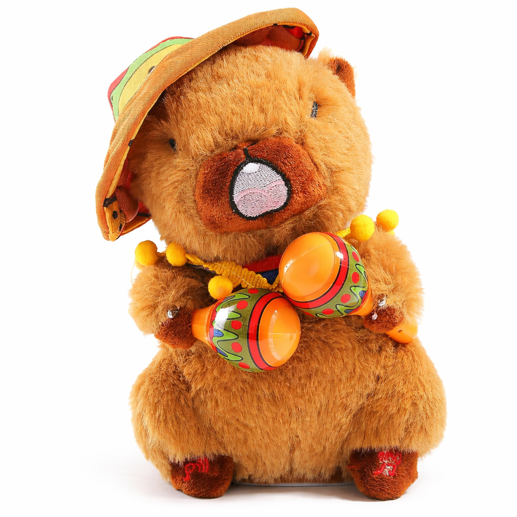 Musical Talking Capybara Plush interactive Dancing Stuffed Animal