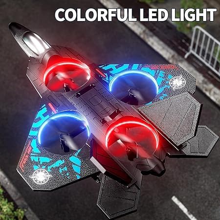 RC Fighter Jet Plastic Toy, dual battery with 360° Flip Plane