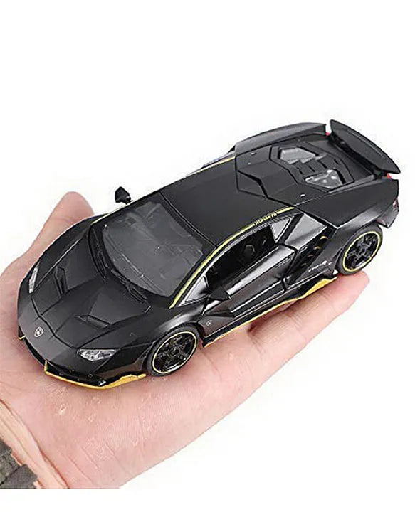 Lamborghini Diecast Centenario Black Metal  Model Car 1:32 Scale