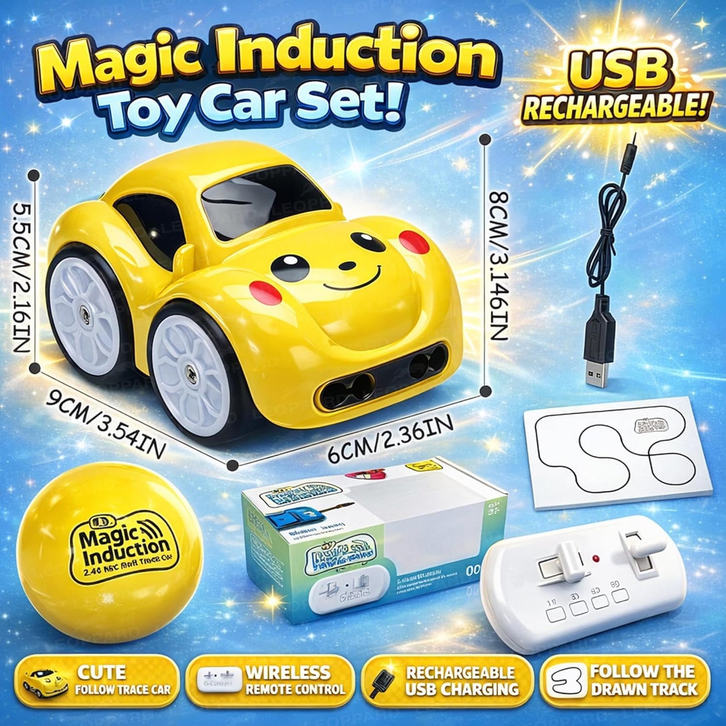 Mini Rc Car with Magic Intelligence Motion Sensor